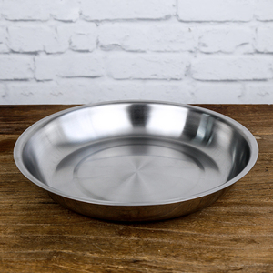 麦可厨304不锈钢盘子大菜盘家用龙虾盘年糕蒸盘蒸鱼盘剁椒鱼头盘