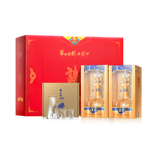 百亿补贴●华山论剑西凤酒10年52度凤香型白酒双瓶礼盒装500mL*2