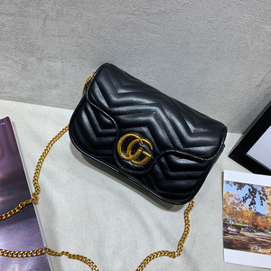 尚古驰正小香风菱格链条包包女2020新款夏酷奇仿真皮cg女包单