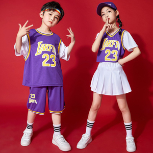 儿3童篮球服幼儿园夏季速干套装男女2童运动会小学生啦啦队演出服