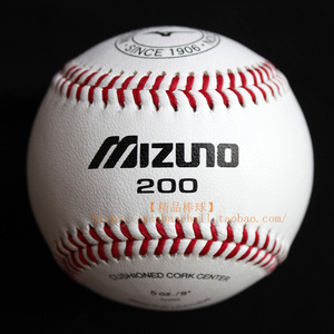 【精品棒球】美津浓Mizuno职业/高校比赛用M200硬式棒球-100%羊毛