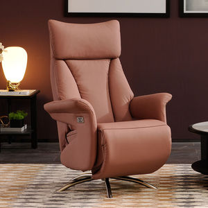 索菲尼沙发真皮沙发现代简约头层牛皮功能沙发单椅单人位家具x-90