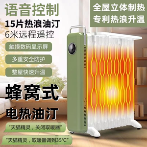 取暖器家用电热油汀立式电暖气节能省电暖脚烘衣架静音油丁暖风机