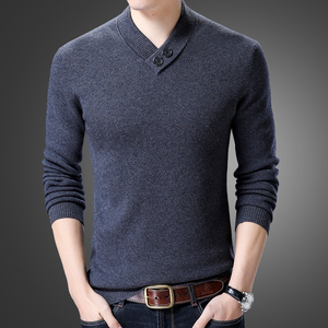 浅秋羊毛衫男奢侈品男装 国际大牌 品牌正品帕罗18新款雪豹羊绒衫