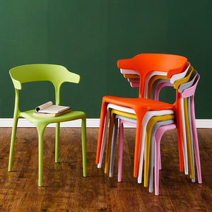 餐椅家用客厅靠背椅简约民宿洽谈椅网红ins彩色中古椅子8人付款609