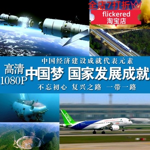 中国高速科技经济工业发展国家建设工程创新改革开放硕果视频素材