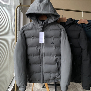 山峰字母印花羽绒服外套男冬季新款