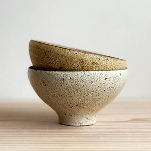 日本进口山下太设计款日式饭碗家用粗陶碗单只侘寂风老式土陶碗