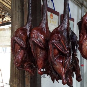 酱鸭绍兴特产安昌古镇酱老鸭 呆婆鸭杭州酱鸭3斤半到4斤风干腊鸭