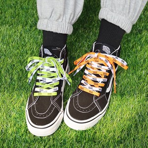 适配万斯印字母鞋带潮范斯vans解构棋盘格原装品质中高帮鞋带男女