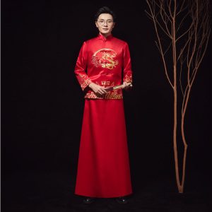 中国红嫁衣婚服