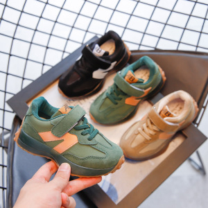 儿童华夫阿甘鞋2021早秋小蛮腰fashion童鞋男童超酷中大童运动鞋
