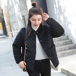 意尔康金丝绒棉服外套女2020新款韩版宽松加厚小棉袄短款网红冬季