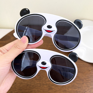 儿童眼镜太阳镜潮时尚女孩女童小熊熊猫墨镜男童宝宝偏光防紫外线