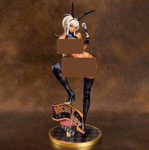 轻风动漫 伊丝纳妮 兔女郎 2代 扶她娘 黑皮 手办 模型 摆件 公仔