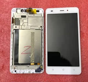 适用于朵唯M2逆客V3显示屏触摸屏带边框前壳刷机屏幕总成