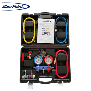 蓝点空调维修压力表套装（表头含油液）蓝点冷媒表BLPACPGS1