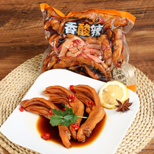泡鸭爪鸭翅龙岩特产奶茶店ktv超市小卖部鸭掌香酸辣味商用更优惠