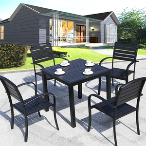 实木餐桌庭院花园别墅桌椅