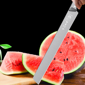 十八子作水果刀大号长款商用切西瓜大号加长吧台水果店用长刀具