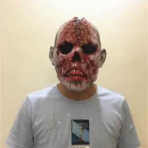 万圣节面具恐怖吓人异形烂肉恐怖腐烂恶心密室鬼屋丧尸僵尸头套