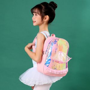 高端舞蹈包 儿童跳舞背包女童女孩大容量芭蕾练功专用双肩书包