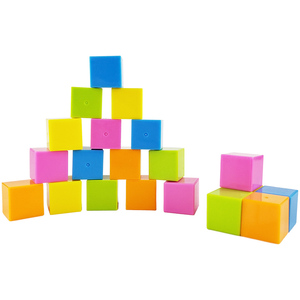 红色蓝色急速搬运小车专用道具科技比赛用粉色橙色黄色正方体小方块