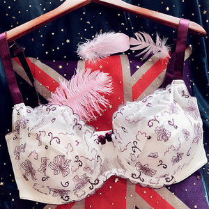 100g105g110g爆乳超大杯胖mm巨乳超薄全罩杯大胸显小舒适透气文胸