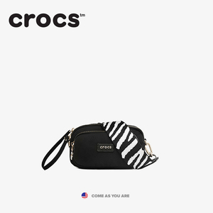 crocs欧美潮流女包迷你包放手机包宽肩带时尚胸包青年斜挎包小包