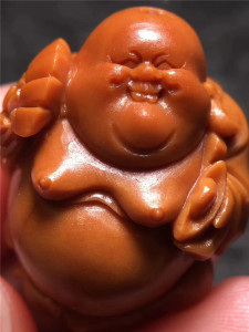 橄榄核雕苏工名家朱海华纯手工雕刻八大弥勒橄榄手串2.2弥勒优选