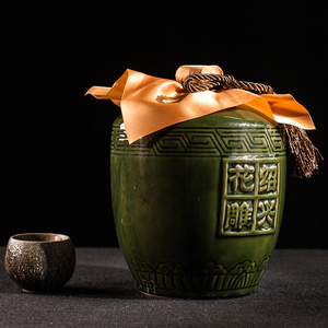 无关风月十八年陈花雕酒坛装2.5l手工原酿糯米黄酒加饭酒