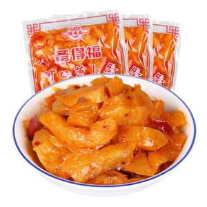 备得福可口萝卜干脆萝卜90g*10包 辣爽下饭菜配粥小菜佐餐