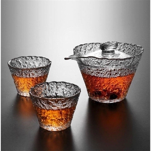 高档功夫茶具套装玻璃盖碗泡茶器茶杯茶道配件公道杯喝茶冲茶器