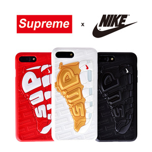 皮蓬air联名supreme适用苹果15promax手机壳新款iphone14球鞋13硅胶12立体11镜头xs全包mini7/8plus保护套xr