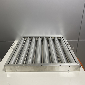 不锈钢欧式油网商用抽烟机过滤防滴油格挡板饭店排烟罩隔油网片篦