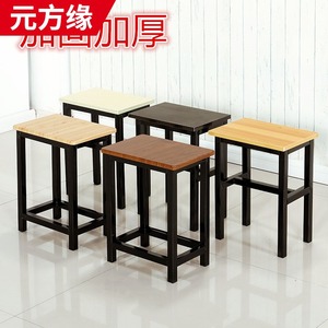 中小学生椅子家用靠背学校教室培训书桌辅导班凳子儿童铁板凳写字