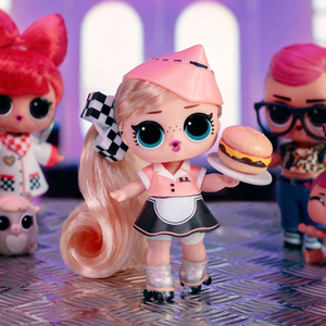 lol惊喜娃娃拆拆球发胶款美发娃娃2代玩偶女孩玩具盲盒摆件可换装