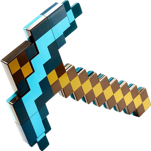 月蚀我的世界武器泡沫钻石剑镐二合一套装道具玩具