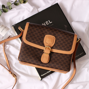 celine赛琳豆腐包邮差包vintage中古古董复古时髦