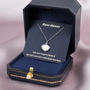 卡地亚贝壳纯银项链女轻奢小众设计感2022年新款毛衣链一贝子生日