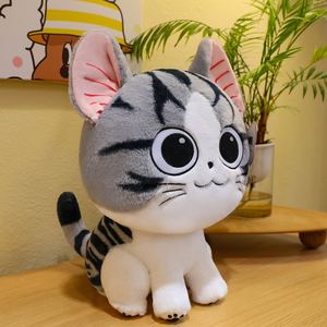 日本代购正版起司猫玩偶可爱小猫咪公仔陪睡觉抱枕饭团猫毛绒玩具