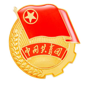 新版标准型团徽中国共青团高档款团员徽章团徽学生别针式磁扣胸章