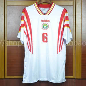 1997世界杯预选赛中国足球国家队主场白色范志毅复古经典短袖球衣