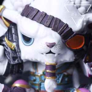 游戏手办傲之追猎者雷恩加尔狮子狗q版模型周边汽车摆件