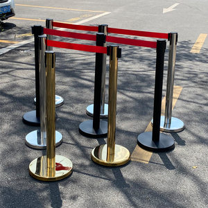 一米线栏杆隔离带伸缩带警示警戒线栏杆座银行排队护栏礼宾柱围栏