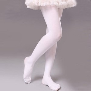 【裤袜】儿童春夏季连体白色裤袜表演袜女童六一儿童演出袜子