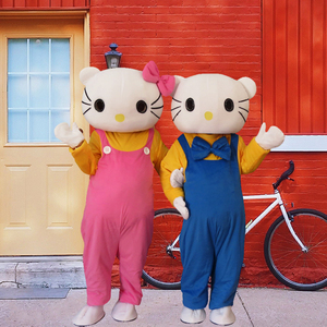 hello kitty猫卡通人偶服装成人穿行走玩偶衣服凯蒂猫人偶道具服