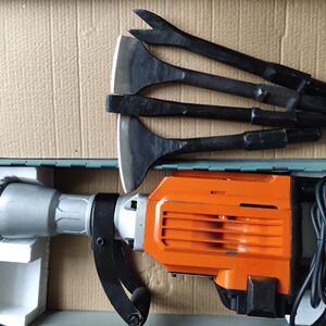 [65-大电镐]废旧电机拆解好帮手,65电镐 工具四件套拆铜专用