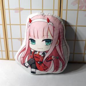 国家队02抱枕玩偶卡通q版darling in the franxx莓鹤望兰毛绒公仔