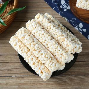 传统老式爆米花糖大米球米团膨化米棒米花球炒米糖怀旧零食